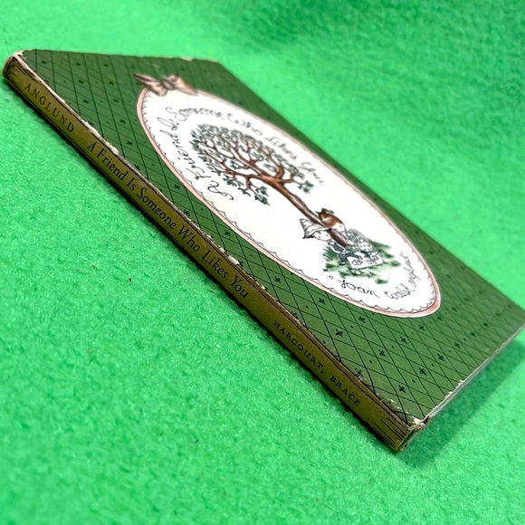 A Friend Is Someone Who Likes You by Joan Joan Walsh Anglund HC/DJ 1958 1st Ed. - Picture 3 of 16